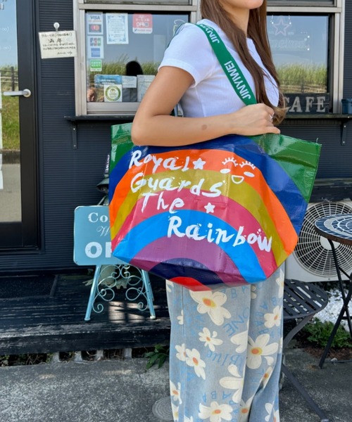 Loco Ocean（ロコオーシャン）の「レインボープリント ビッグトートバッグ（トートバッグ・レディース・A・ONE SIZE）」の4枚目の写真