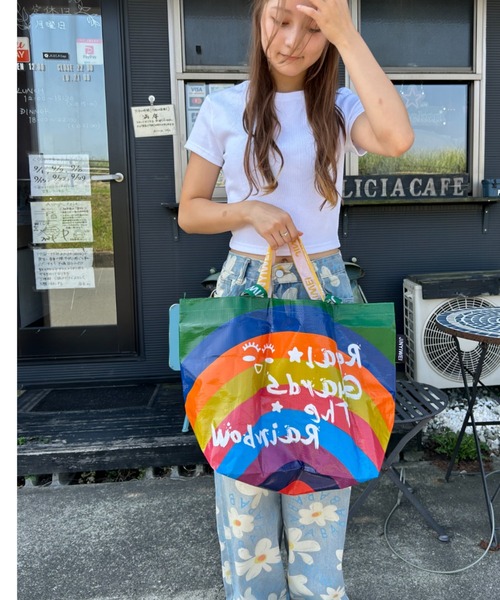 Loco Ocean（ロコオーシャン）の「レインボープリント ビッグトートバッグ（トートバッグ・レディース・A・ONE SIZE）」の9枚目の写真