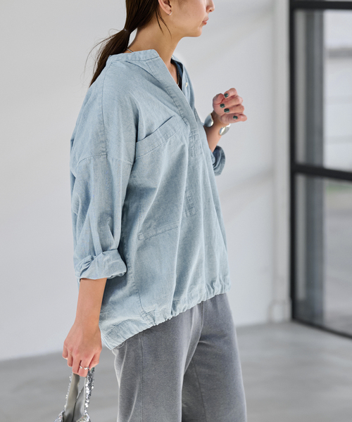 ≪WEB限定 / 追加≫ダンガリードロストシャツ 2（シャツ/ブラウス