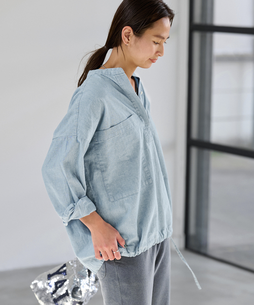 ≪WEB限定 / 追加≫ダンガリードロストシャツ 2（シャツ/ブラウス