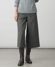 シルクネップツイード クロップド パンツ
