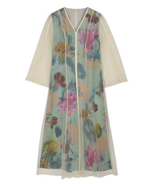 Ameri（アメリ）の「UND GRACE CHIFFON VEIL DRESS（ワンピース）」 - WEAR