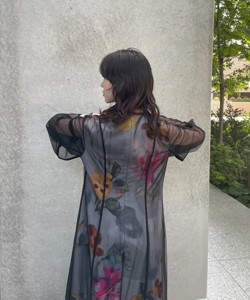 UND GRACE CHIFFON VEIL DRESS（ワンピース）｜Ameri（アメリ）の