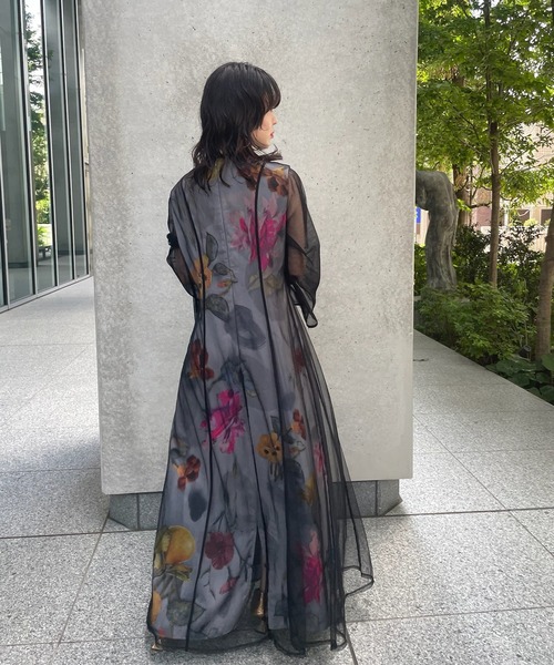 Ameri（アメリ）の「UND GRACE CHIFFON VEIL DRESS（ワンピース）」 - WEAR