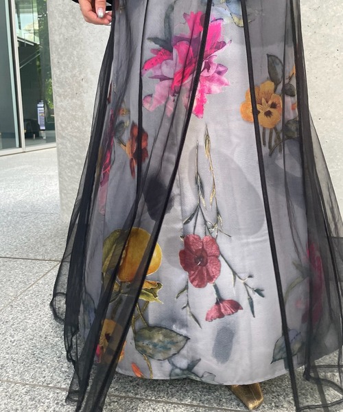 UND GRACE CHIFFON VEIL DRESS（ワンピース）｜Ameri（アメリ）の