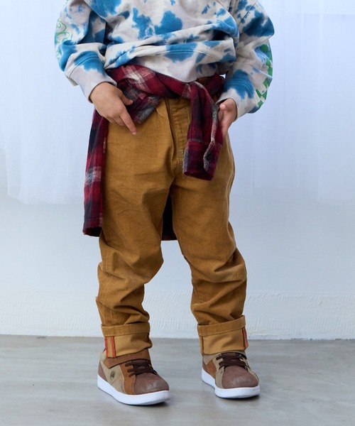 Life Support Products（ライフサポートプロダクツ）の「コールテンFRIENDSパンツ（その他パンツ・キッズ・ネイビー/ライトグレー/ブラウン/テラコッタ/ライトブルー・90/100/110/120/80/130/95/140/150）」の3枚目の写真