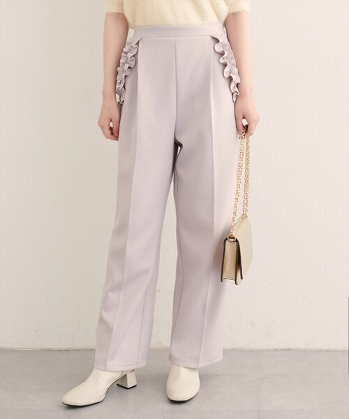 セール】【WEB限定】ポケットフリルタックパンツ（スラックス