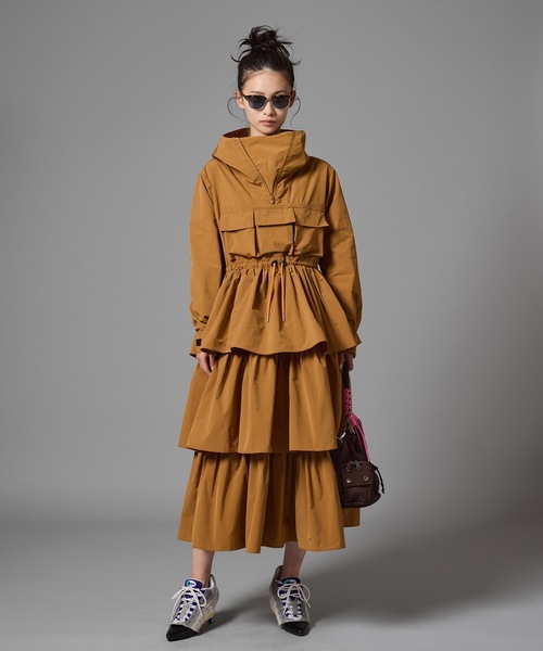 NON TOKYO（ノントーキョー）の「MULTI POCKET TECH ONE-PIECE（ワンピース・レディース・マスタード/グレー/ブラック・FREE）」の13枚目の写真