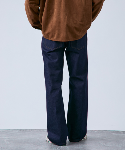 B.C STOCK（ベーセーストック）の「12.5oz 5ポケット セミフレアリジットデニム（デニムパンツ・メンズ・ネイビー/ブラック・SMALL/MEDIUM/LARGE）」の10枚目の写真