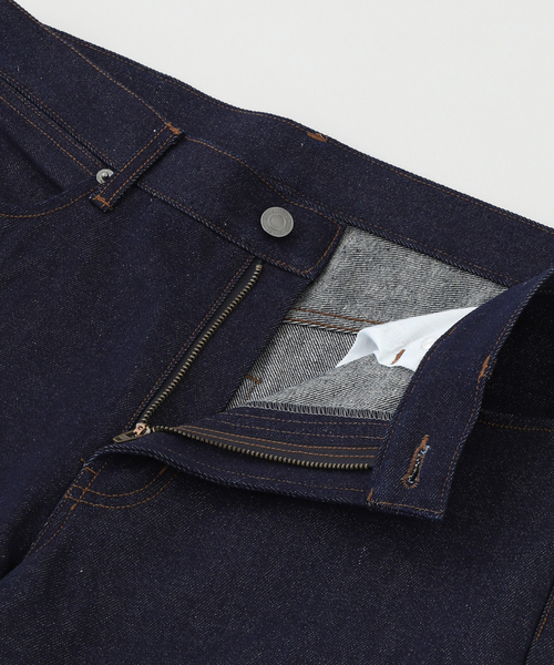 B.C STOCK（ベーセーストック）の「12.5oz 5ポケット セミフレアリジットデニム（デニムパンツ・メンズ・ネイビー/ブラック・SMALL/MEDIUM/LARGE）」の13枚目の写真