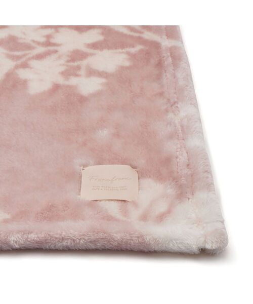 セール】【あったか寝具】WARMY ふわふわ フラワー ブランケット（毛布
