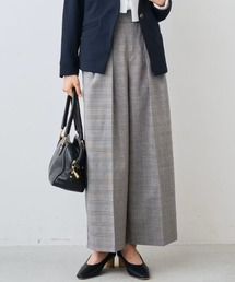 IEDIT まるっとカバーして美脚をキープ!インタックデザインの最愛セミワイドパンツ