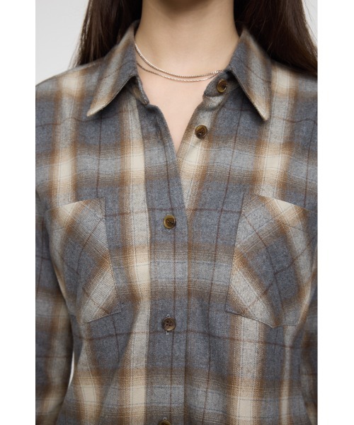 セール】LOOSE CHECK シャツ（シャツ/ブラウス）｜MOUSSY（マウジー