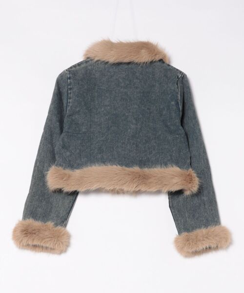 セール】《ファーデザイン×デニム》レディース ジャケット 裏付き
