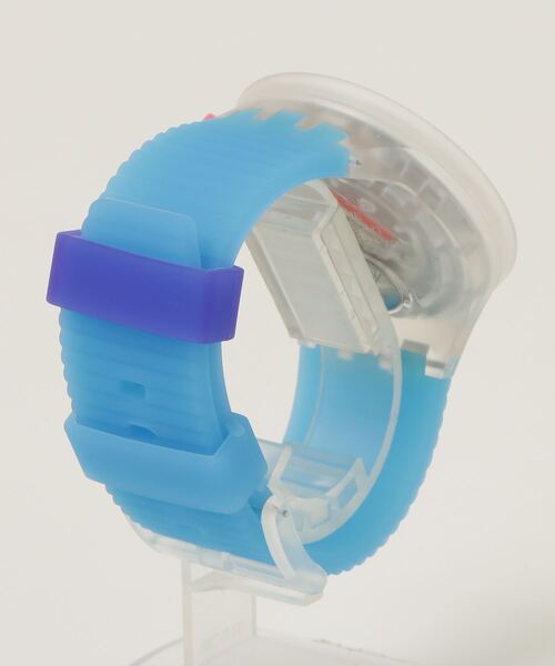 SWATCH(スウォッチ)の「SWATCH NEON HIELO(アナログ腕時計・レディース・クリア・FREE)」の6枚目の写真