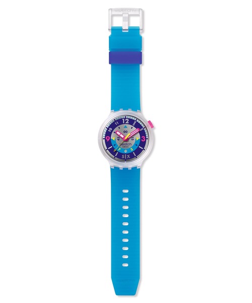 SWATCH(スウォッチ)の「SWATCH NEON HIELO(アナログ腕時計・レディース・クリア・FREE)」の3枚目の写真