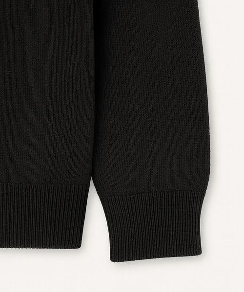 FACTOTUM（ファクトタム）の「【FACTOTUM】 5G Seed Stitch Crew Knit（ニット/セーター・メンズ・ブラック・FREE）」の7枚目の写真