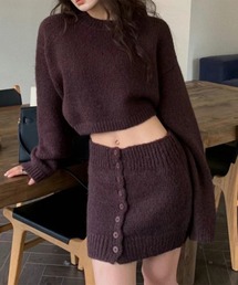 Miniministore(ミニミニストア)のニットセットアップ セーター スカート(セットアップ)