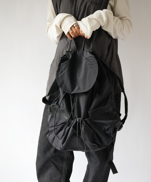 Port(ポート)の「【 Port / ポート 】 フラップ ドロスト ポケット リュック #(バックパック/リュック・レディース・ブラウン/ブラック/アイボリー・FREE)」の15枚目の写真