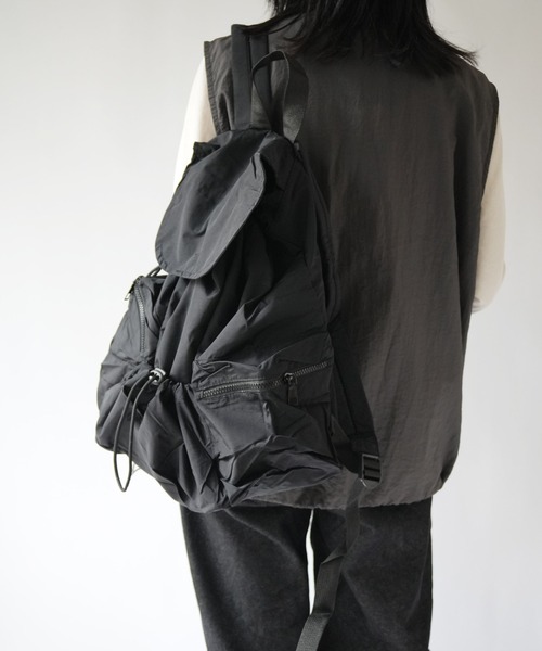 Port(ポート)の「【 Port / ポート 】 フラップ ドロスト ポケット リュック #(バックパック/リュック・レディース・ブラウン/ブラック/アイボリー・FREE)」の11枚目の写真