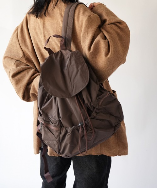 Port(ポート)の「【 Port / ポート 】 フラップ ドロスト ポケット リュック #(バックパック/リュック・レディース・ブラウン/ブラック/アイボリー・FREE)」の18枚目の写真