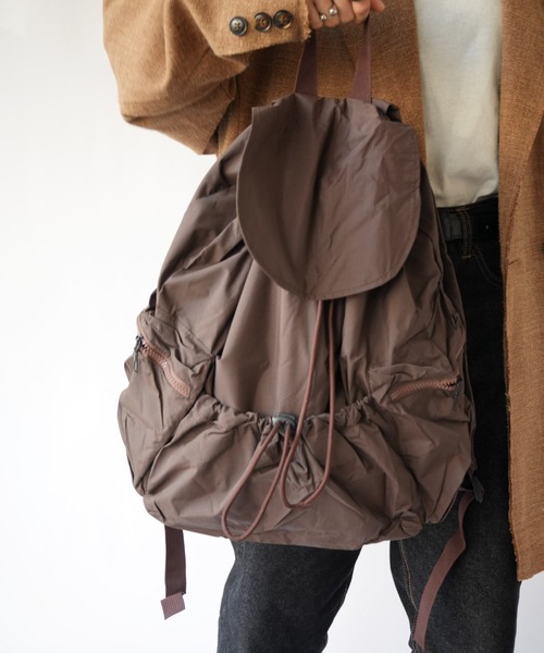 Port(ポート)の「【 Port / ポート 】 フラップ ドロスト ポケット リュック #(バックパック/リュック・レディース・ブラウン/ブラック/アイボリー・FREE)」の20枚目の写真