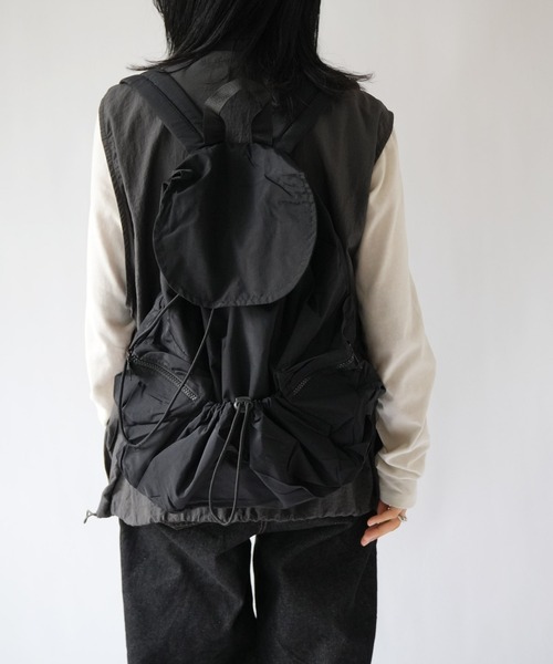 Port(ポート)の「【 Port / ポート 】 フラップ ドロスト ポケット リュック #(バックパック/リュック・レディース・ブラウン/ブラック/アイボリー・FREE)」の10枚目の写真