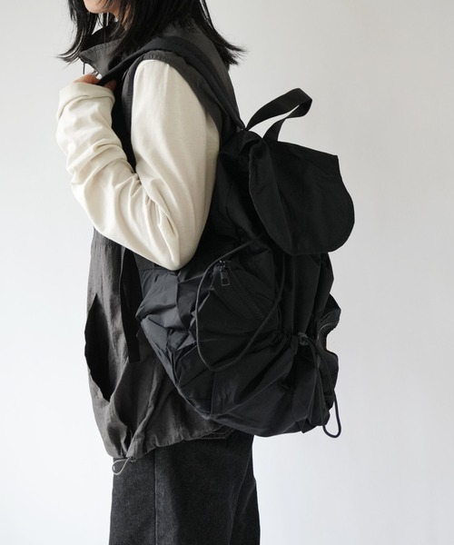 Port(ポート)の「【 Port / ポート 】 フラップ ドロスト ポケット リュック #(バックパック/リュック・レディース・ブラウン/ブラック/アイボリー・FREE)」の13枚目の写真