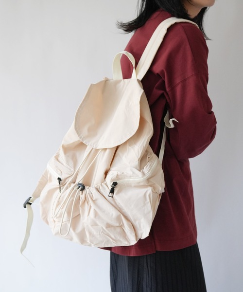 Port(ポート)の「【 Port / ポート 】 フラップ ドロスト ポケット リュック #(バックパック/リュック・レディース・ブラウン/ブラック/アイボリー・FREE)」の9枚目の写真