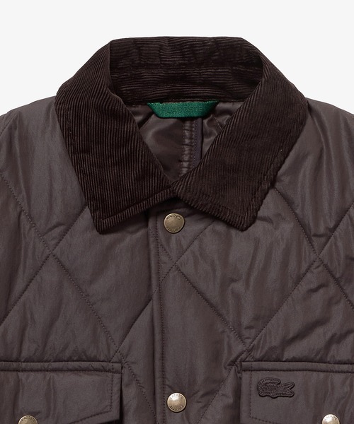 LACOSTE(ラコステ)の「THERMORE中綿 コーデュロイカラーキルティングジャケット(ブルゾン・メンズ・ダークブラウン/ブラック/ネイビー・50/48/46/52)」の7枚目の写真