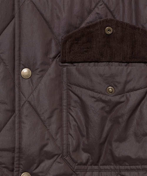 LACOSTE(ラコステ)の「THERMORE中綿 コーデュロイカラーキルティングジャケット(ブルゾン・メンズ・ダークブラウン/ブラック/ネイビー・50/48/46/52)」の10枚目の写真