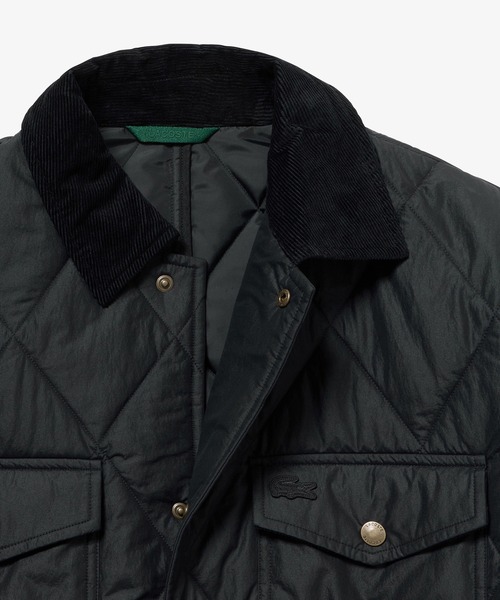 LACOSTE(ラコステ)の「THERMORE中綿 コーデュロイカラーキルティングジャケット(ブルゾン・メンズ・ダークブラウン/ブラック/ネイビー・50/48/46/52)」の16枚目の写真