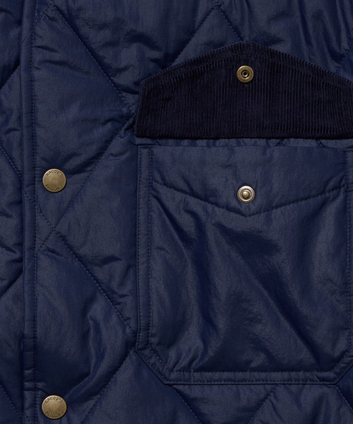 THERMORE中綿 コーデュロイカラーキルティングジャケット（ブルゾン