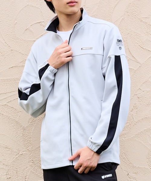 【最終値下げ】VELONUTS 長袖ジャージ ライス メンズ(Lサイズ) セール】【K-SWISS/ケースイス】鹿の子ダンボールトラックジャケット