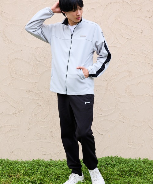 セール】【K-SWISS/ケースイス】鹿の子ダンボールトラックジャケット