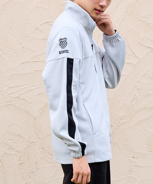 セール】【K-SWISS/ケースイス】鹿の子ダンボールトラックジャケット