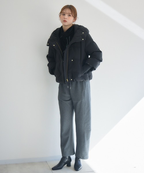 KATHARINE ROSS（キャサリンロス）の「【PILLINI/ピリーニ】裏毛カーブパンツ（その他パンツ・レディース・ブラック/グレー/ブラウン・FREE）」の4枚目の写真