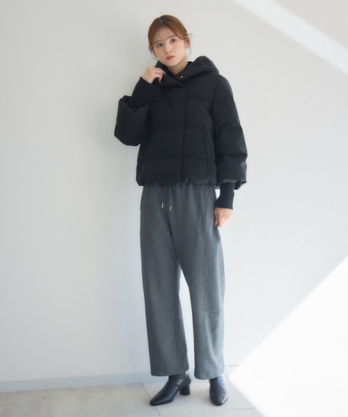 KATHARINE ROSS（キャサリンロス）の「【PILLINI/ピリーニ】裏毛カーブパンツ（その他パンツ・レディース・ブラック/グレー/ブラウン・FREE）」の6枚目の写真