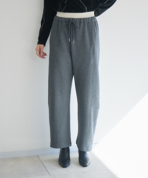 KATHARINE ROSS（キャサリンロス）の「【PILLINI/ピリーニ】裏毛カーブパンツ（その他パンツ・レディース・ブラック/グレー/ブラウン・FREE）」の9枚目の写真