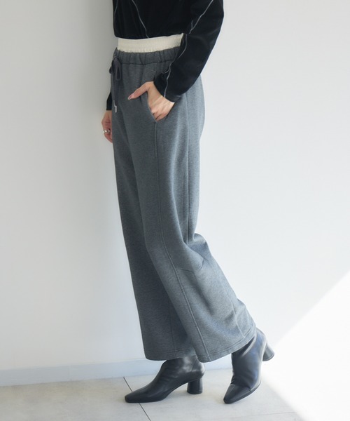 KATHARINE ROSS（キャサリンロス）の「【PILLINI/ピリーニ】裏毛カーブパンツ（その他パンツ・レディース・ブラック/グレー/ブラウン・FREE）」の11枚目の写真