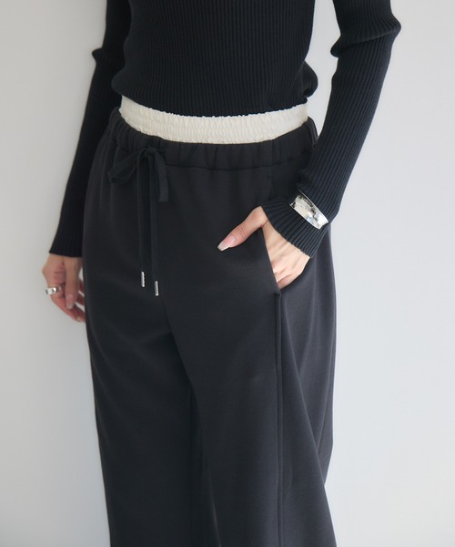 KATHARINE ROSS（キャサリンロス）の「【PILLINI/ピリーニ】裏毛カーブパンツ（その他パンツ・レディース・ブラック/グレー/ブラウン・FREE）」の19枚目の写真