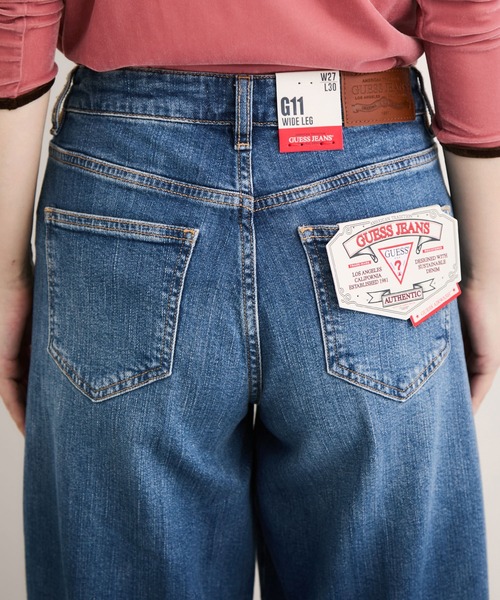 GUESS JEANS(ゲスジーンズ)の「【GUESS(ゲス)】WIDE LEG TWISTED(デニムパンツ・レディース・ブルー系その他3/ブルー系その他5・L/M/S)」の9枚目の写真