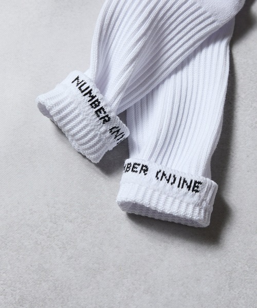 NUMBER (N)INE（ナンバーナイン）の「100% FINE COTTON PLAIN 2 PACK RIB TABI SOCKS / ファイン コットン100% プレーン 2パック リブ 足袋 ソックス（ソックス/靴下・メンズ・ホワイト/ブラック・25～27cm）」の10枚目の写真
