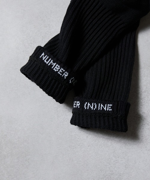 NUMBER (N)INE（ナンバーナイン）の「100% FINE COTTON PLAIN 2 PACK RIB TABI SOCKS / ファイン コットン100% プレーン 2パック リブ 足袋 ソックス（ソックス/靴下・メンズ・ホワイト/ブラック・25～27cm）」の4枚目の写真