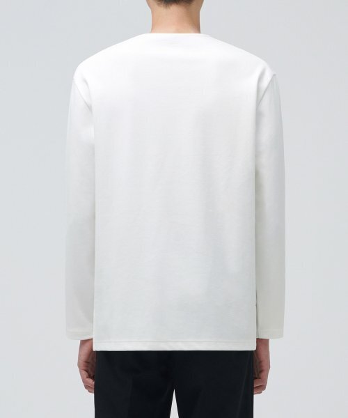 MUSINSA STANDARD（ムシンサスタンダード）の「ポンテクルーネック長袖Tシャツ[オフホワイト]（Tシャツ/カットソー・メンズ・その他・SMALL/MEDIUM/LARGE/X-LARGE/XX-LARGE/XXX-LARGE）」の2枚目の写真