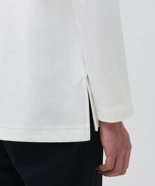 MUSINSA STANDARD（ムシンサスタンダード）の「ポンテクルーネック長袖Tシャツ[オフホワイト]（Tシャツ/カットソー・メンズ・その他・SMALL/MEDIUM/LARGE/X-LARGE/XX-LARGE/XXX-LARGE）」の6枚目の写真