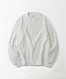 THERMAL LONG SLEEVE TEE_OFF WHITE