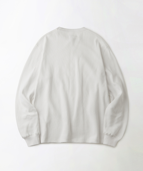 OUTSTANDING(アウトスタンディング)の「THERMAL LONG SLEEVE TEE_OFF WHITE(Tシャツ/カットソー・メンズ・その他・MEDIUM/LARGE/X-LARGE)」の2枚目の写真