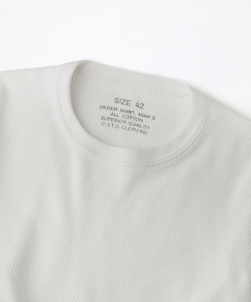 OUTSTANDING(アウトスタンディング)の「THERMAL LONG SLEEVE TEE_OFF WHITE(Tシャツ/カットソー・メンズ・その他・MEDIUM/LARGE/X-LARGE)」の3枚目の写真
