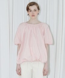 SINOON（シヌーン）の「VOLUME HALF BLOUSE (PINK)（シャツ/ブラウス）」